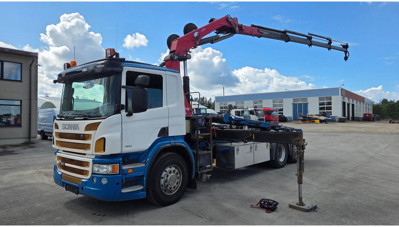 Scania P360 6X2*4 HMF 1720K4 EURO6 - Тросовий мультиліфт, Вантажівка з маніпулятором: фото 1 Scania P360 6X2*4 HMF 1720K4 EURO6 - Тросовий мультиліфт, Вантажівка з маніпулятором: фото 1