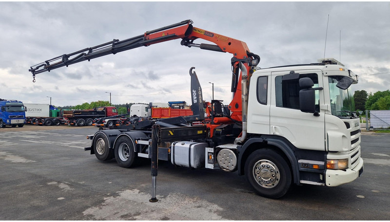 Scania P380 6X2*4 Palfinger PK20002 - Гаковий мультиліфт вантажівка, Вантажівка з маніпулятором: фото 2 Scania P380 6X2*4 Palfinger PK20002 - Гаковий мультиліфт вантажівка, Вантажівка з маніпулятором: фото 2
