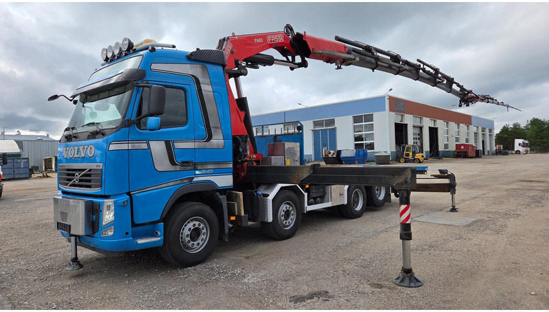 Volvo FH540 8X2 FASSI F660 + Jib max 33,5m. - Бортова вантажівка/ Платформа, Вантажівка з маніпулятором: фото 1 Volvo FH540 8X2 FASSI F660 + Jib max 33,5m. - Бортова вантажівка/ Платформа, Вантажівка з маніпулятором: фото 1