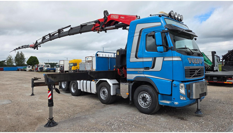 Volvo FH540 8X2 FASSI F660 + Jib max 33,5m. - Бортова вантажівка/ Платформа, Вантажівка з маніпулятором: фото 2 Volvo FH540 8X2 FASSI F660 + Jib max 33,5m. - Бортова вантажівка/ Платформа, Вантажівка з маніпулятором: фото 2