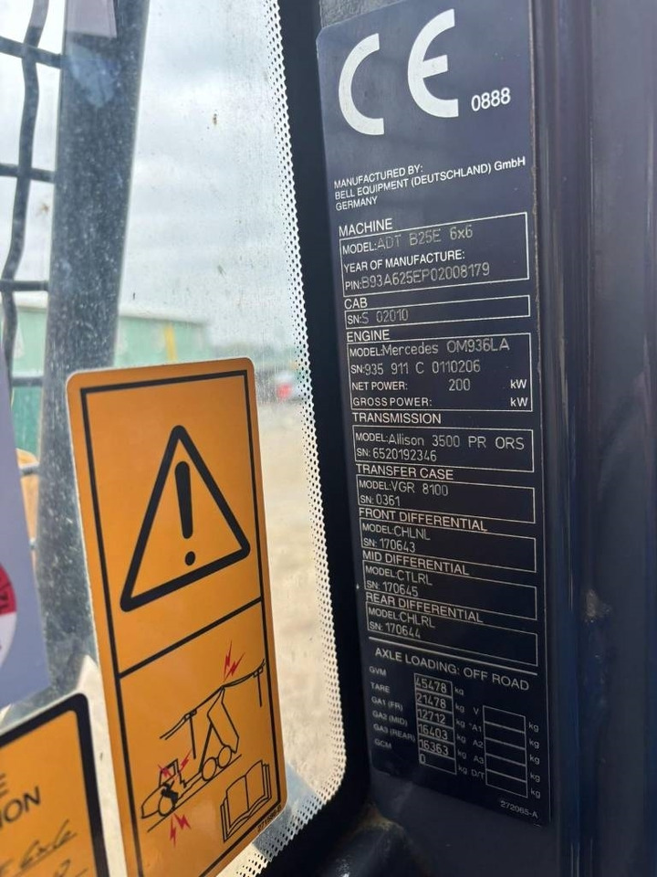 Шарнірний самоскид Bell B 25 E: фото 9 Шарнірний самоскид Bell B 25 E: фото 9