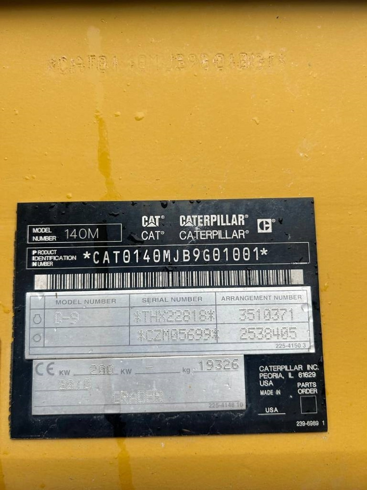 CAT 140 M (CE + EPA / On Transport / Includes Ripper) - Грейдер: фото 2 CAT 140 M (CE + EPA / On Transport / Includes Ripper) - Грейдер: фото 2