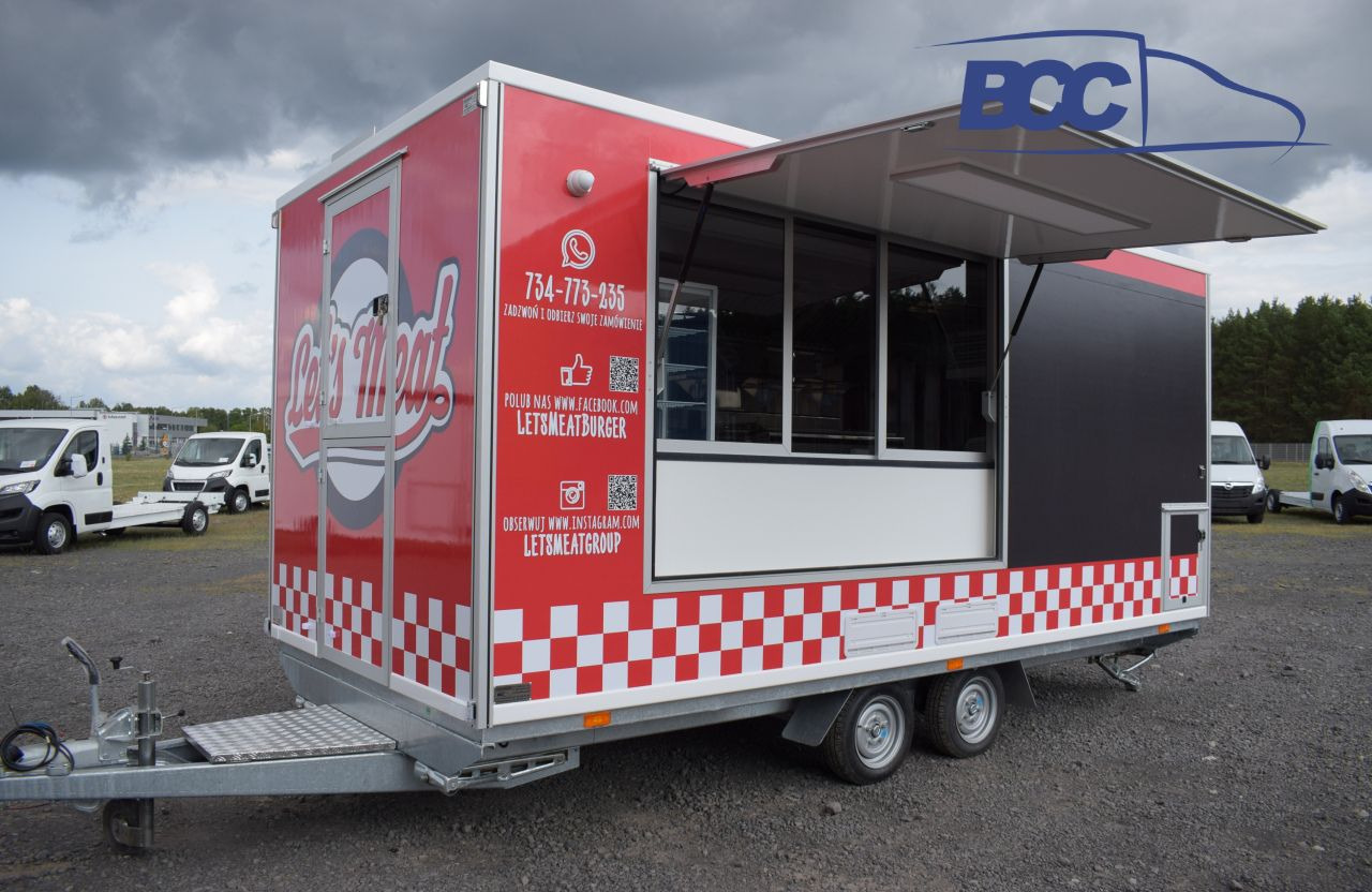 BCC POLSKA - PRZYCZEPA GASTRONOMICZNA - FOOD TRUCK - CATERING TRAILER - HANDLOWA, PIZZA, BURGER, KEBAB, KURCZAK Z ROŻNA, LODY, KAWA, PĄCZKI - Торговий причіп: фото 3 BCC POLSKA - PRZYCZEPA GASTRONOMICZNA - FOOD TRUCK - CATERING TRAILER - HANDLOWA, PIZZA, BURGER, KEBAB, KURCZAK Z ROŻNA, LODY, KAWA, PĄCZKI - Торговий причіп: фото 3