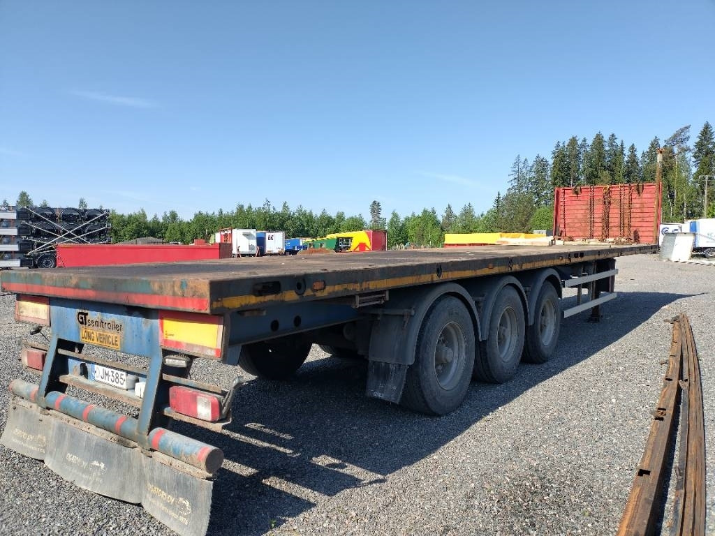 GT trailer Vahva tasalava,hyvillä sidontapisteillä - Бортовий напівпричіп/ Платформа: фото 2 GT trailer Vahva tasalava,hyvillä sidontapisteillä - Бортовий напівпричіп/ Платформа: фото 2