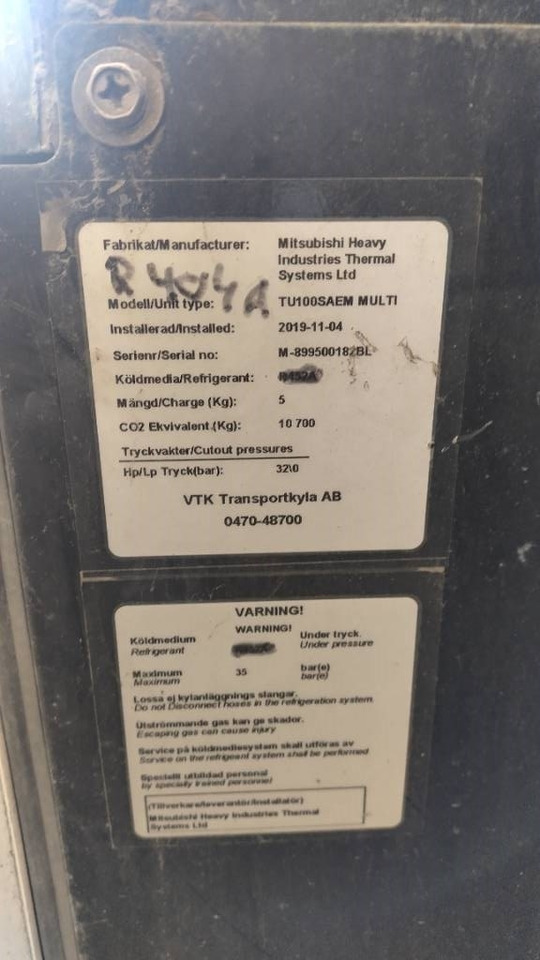 Mitsubishi TU100 SAEM Multi kylmäkone  - Двигун в категорії Вантажівки: фото 3 Mitsubishi TU100 SAEM Multi kylmäkone  - Двигун в категорії Вантажівки: фото 3