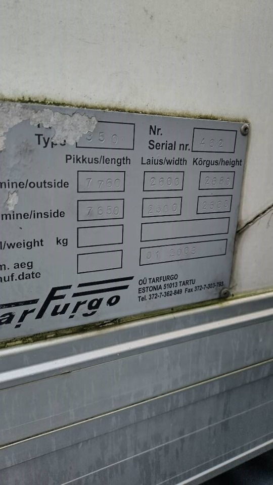 Scania P94 kokosivuaukeva kori+pl-nostin - Вантажівка з закритим кузовом: фото 4 Scania P94 kokosivuaukeva kori+pl-nostin - Вантажівка з закритим кузовом: фото 4