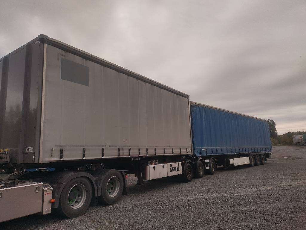 Тентований напівпричіп VAK + Krone Vslider+ krone nordic, 2,90m sisäk.: фото 7 Тентований напівпричіп VAK + Krone Vslider+ krone nordic, 2,90m sisäk.: фото 7
