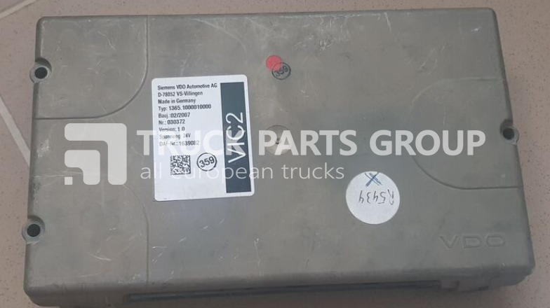 DAF 95XF EURO3, VIC2 electronic control unit 1639082 control unit - Блок управління в категорії Вантажівки: фото 1 DAF 95XF EURO3, VIC2 electronic control unit 1639082 control unit - Блок управління в категорії Вантажівки: фото 1