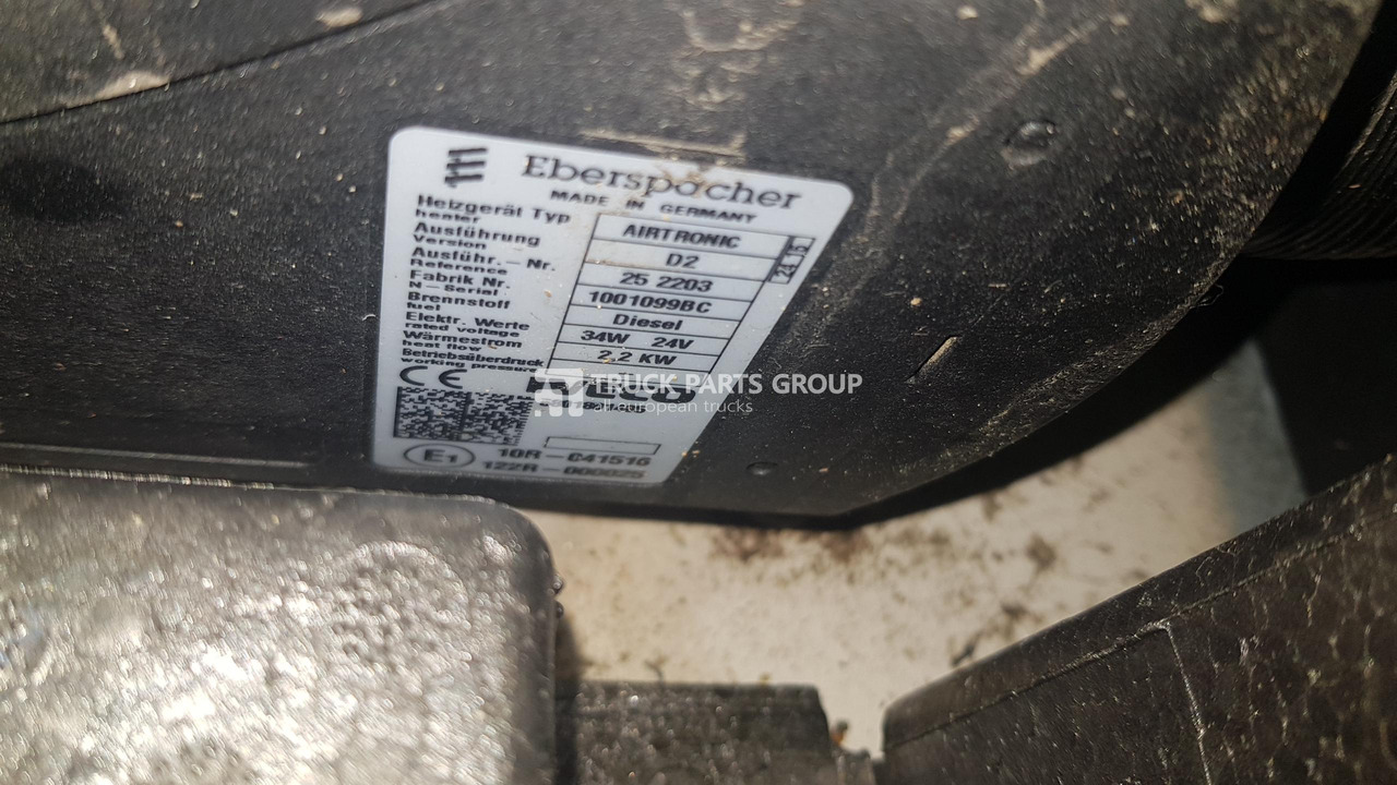 IVECO IVECO STRALIS EURO6 emission HY-WAY cab heater, air heater EBERSPACHER, model AirTrack D2, 252203, 1001099BC, 34W, 24V, 2.2KW, 504001621, 855719BC, 5801383361, 504274062, 5801801485, 252203050000. - Кабіна й інтер'єр в категорії Вантажівки: фото 2 IVECO IVECO STRALIS EURO6 emission HY-WAY cab heater, air heater EBERSPACHER, model AirTrack D2, 252203, 1001099BC, 34W, 24V, 2.2KW, 504001621, 855719BC, 5801383361, 504274062, 5801801485, 252203050000. - Кабіна й інтер'єр в категорії Вантажівки: фото 2