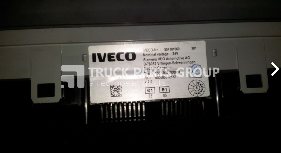 IVECO instrument panel, dashboard, combination kit, 504101669, 5041561 control unit - Приладова панель в категорії Вантажівки: фото 3 IVECO instrument panel, dashboard, combination kit, 504101669, 5041561 control unit - Приладова панель в категорії Вантажівки: фото 3