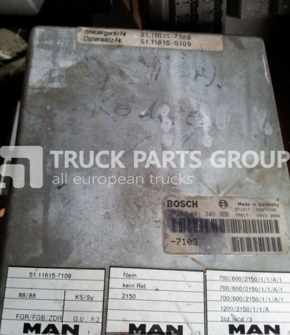 MAN ECU EDC, engine control unit 4 series , L2000, 51116167173, 5111 control unit - Блок управління в категорії Вантажівки: фото 5 MAN ECU EDC, engine control unit 4 series , L2000, 51116167173, 5111 control unit - Блок управління в категорії Вантажівки: фото 5