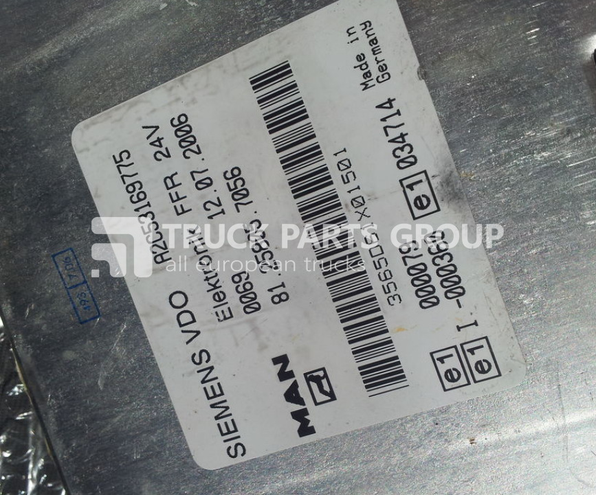 MAN TGA, TGX, TGS ignition set, ALL SET, plug and play, ECU (engine control unit - Блок управління в категорії Вантажівки: фото 2 MAN TGA, TGX, TGS ignition set, ALL SET, plug and play, ECU (engine control unit - Блок управління в категорії Вантажівки: фото 2