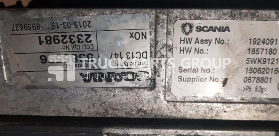SCANIA T, P, G, R, L series EURO6, EURO 6 engine control unit, engine c control unit - Блок управління в категорії Вантажівки: фото 2 SCANIA T, P, G, R, L series EURO6, EURO 6 engine control unit, engine c control unit - Блок управління в категорії Вантажівки: фото 2