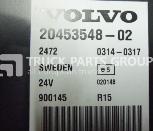 Блок управління в категорії Вантажівки VOLVO VECU control unit FH12, FH13, EURO3, EURO4, EURO5 control unit: фото 11 Блок управління в категорії Вантажівки VOLVO VECU control unit FH12, FH13, EURO3, EURO4, EURO5 control unit: фото 11