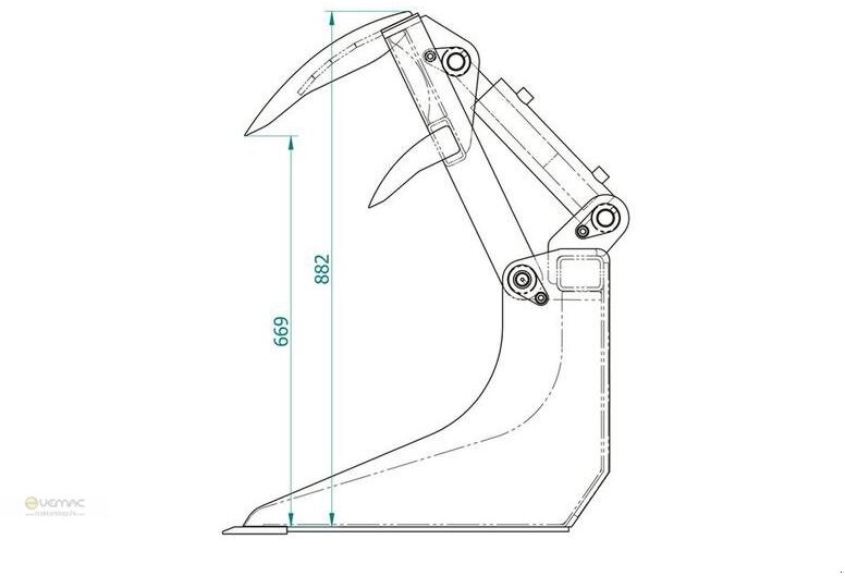 Vemac Krokodilschaufel 90 cm Kroko Schaufel Avant Multione Hoflader NEU - Техніка для силосу: фото 4 Vemac Krokodilschaufel 90 cm Kroko Schaufel Avant Multione Hoflader NEU - Техніка для силосу: фото 4