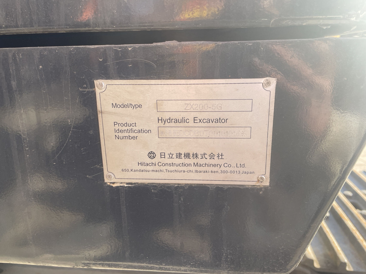 HITACHI ZX200-5G - Гусеничний екскаватор: фото 2 HITACHI ZX200-5G - Гусеничний екскаватор: фото 2