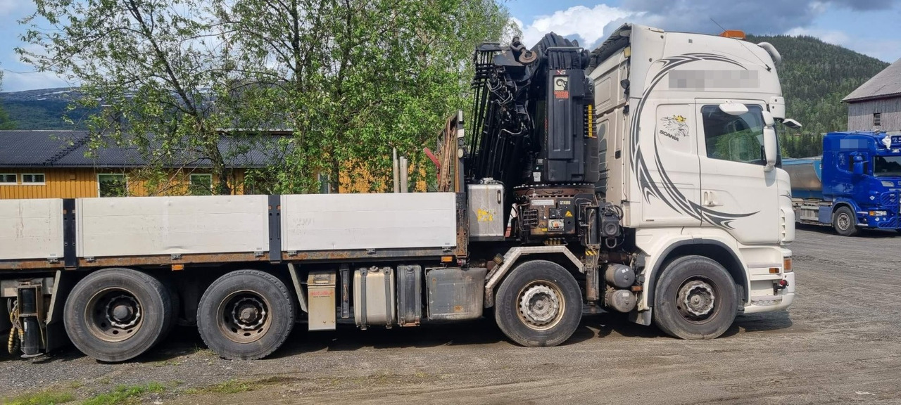 Scania R560 - Бортова вантажівка/ Платформа, Вантажівка з маніпулятором: фото 1 Scania R560 - Бортова вантажівка/ Платформа, Вантажівка з маніпулятором: фото 1