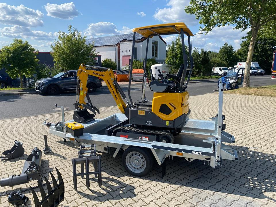 Minibagger BK1000JSR + Tieflader + Zubehör *HERBSTAKTION*INKL.19% MWST*BERGER KRAUS*VERSTELLFAHRWERK* - Міні-екскаватор: фото 4 Minibagger BK1000JSR + Tieflader + Zubehör *HERBSTAKTION*INKL.19% MWST*BERGER KRAUS*VERSTELLFAHRWERK* - Міні-екскаватор: фото 4