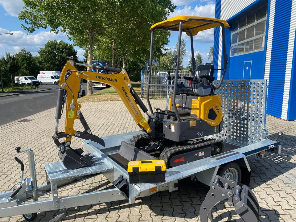 Minibagger BK1000JSR + Tieflader + Zubehör *HERBSTAKTION*INKL.19% MWST*BERGER KRAUS*VERSTELLFAHRWERK* - Міні-екскаватор: фото 3 Minibagger BK1000JSR + Tieflader + Zubehör *HERBSTAKTION*INKL.19% MWST*BERGER KRAUS*VERSTELLFAHRWERK* - Міні-екскаватор: фото 3