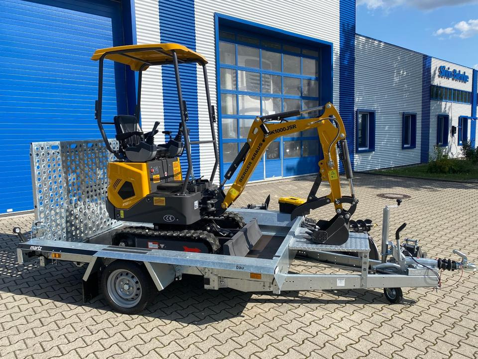 Minibagger BK1000JSR + Tieflader + Zubehör *HERBSTAKTION*INKL.19% MWST*BERGER KRAUS*VERSTELLFAHRWERK* - Міні-екскаватор: фото 5 Minibagger BK1000JSR + Tieflader + Zubehör *HERBSTAKTION*INKL.19% MWST*BERGER KRAUS*VERSTELLFAHRWERK* - Міні-екскаватор: фото 5