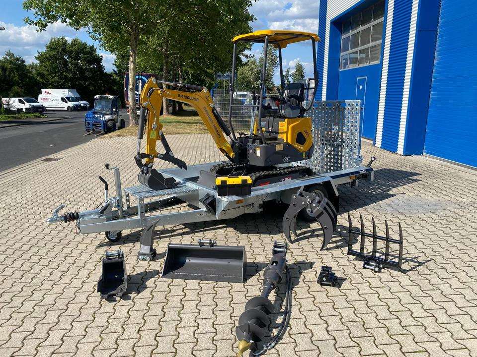 Minibagger BK1000JSR + Tieflader + Zubehör *HERBSTAKTION*INKL.19% MWST*BERGER KRAUS*VERSTELLFAHRWERK* - Міні-екскаватор: фото 1 Minibagger BK1000JSR + Tieflader + Zubehör *HERBSTAKTION*INKL.19% MWST*BERGER KRAUS*VERSTELLFAHRWERK* - Міні-екскаватор: фото 1
