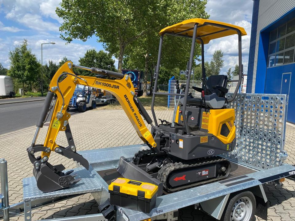 Minibagger BK1000JSR + Tieflader + Zubehör *HERBSTAKTION*INKL.19% MWST*BERGER KRAUS*VERSTELLFAHRWERK* SOFORT!* - Міні-екскаватор: фото 5 Minibagger BK1000JSR + Tieflader + Zubehör *HERBSTAKTION*INKL.19% MWST*BERGER KRAUS*VERSTELLFAHRWERK* SOFORT!* - Міні-екскаватор: фото 5