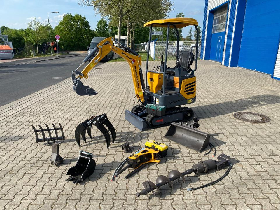 Minibagger BK1250JS + Zubehör *INKL.19% MWST*KUBOTA*BERGER KRAUS*JOYSTICK*SOFORT!* - Міні-екскаватор: фото 2 Minibagger BK1250JS + Zubehör *INKL.19% MWST*KUBOTA*BERGER KRAUS*JOYSTICK*SOFORT!* - Міні-екскаватор: фото 2