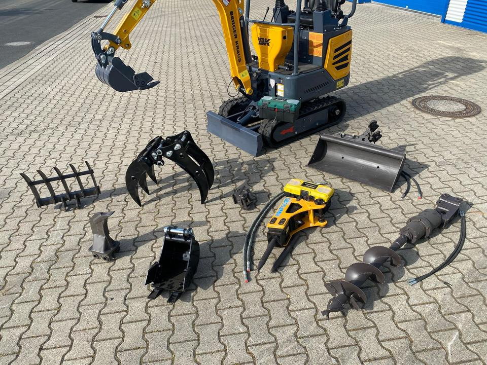 Minibagger BK1250JS + Zubehör *INKL.19% MWST*KUBOTA*BERGER KRAUS*JOYSTICK*SOFORT!* - Міні-екскаватор: фото 3 Minibagger BK1250JS + Zubehör *INKL.19% MWST*KUBOTA*BERGER KRAUS*JOYSTICK*SOFORT!* - Міні-екскаватор: фото 3