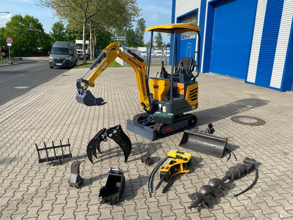 Minibagger BK1250JS + Zubehör *INKL.19% MWST*KUBOTA*BERGER KRAUS*JOYSTICK*SOFORT!* - Міні-екскаватор: фото 1 Minibagger BK1250JS + Zubehör *INKL.19% MWST*KUBOTA*BERGER KRAUS*JOYSTICK*SOFORT!* - Міні-екскаватор: фото 1