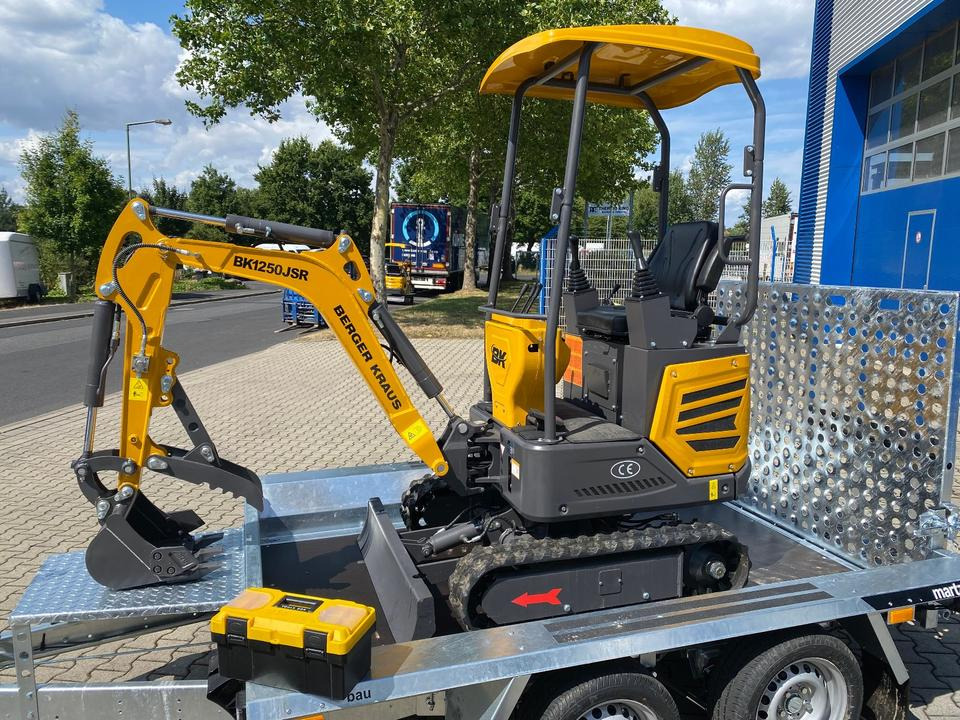 Minibagger BK1250JSR + Tieflader + Zubehör *INKL.19% MWST*BERGER KRAUS*VERSTELLFAHRWERK* KUBOTA*SOFORT!* - Міні-екскаватор: фото 5 Minibagger BK1250JSR + Tieflader + Zubehör *INKL.19% MWST*BERGER KRAUS*VERSTELLFAHRWERK* KUBOTA*SOFORT!* - Міні-екскаватор: фото 5