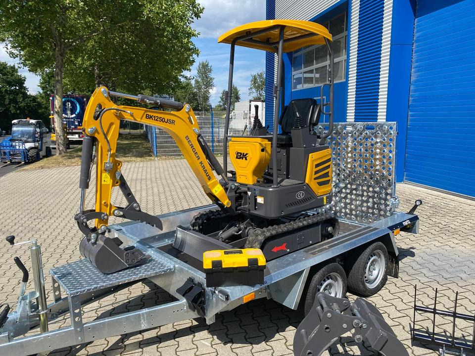 Minibagger BK1250JSR + Tieflader + Zubehör *INKL.19% MWST*BERGER KRAUS*VERSTELLFAHRWERK* KUBOTA*SOFORT!* - Міні-екскаватор: фото 3 Minibagger BK1250JSR + Tieflader + Zubehör *INKL.19% MWST*BERGER KRAUS*VERSTELLFAHRWERK* KUBOTA*SOFORT!* - Міні-екскаватор: фото 3