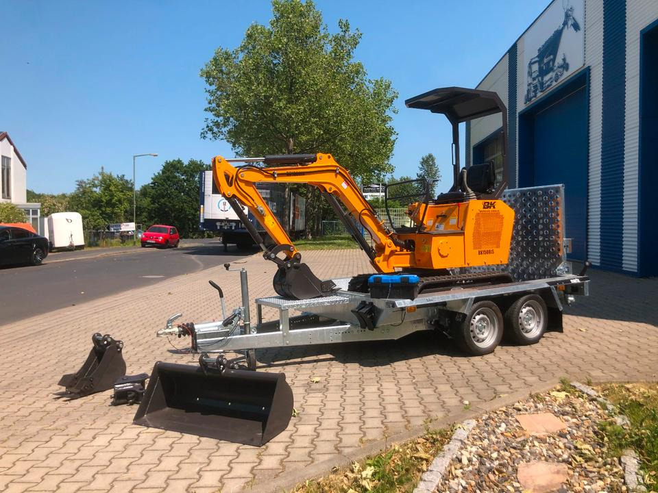 Minibagger BK1500JS inkl. Anhänger *INKL.19% MWST*BERGER KRAUS*KUBOTA*JOYST*SCHAUFELPAKET* - Міні-екскаватор, Причіп: фото 2 Minibagger BK1500JS inkl. Anhänger *INKL.19% MWST*BERGER KRAUS*KUBOTA*JOYST*SCHAUFELPAKET* - Міні-екскаватор, Причіп: фото 2