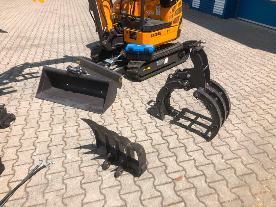 Міні-екскаватор Minibagger BK1700JS + Zubehör *INKL.19% MWST*BERGER KRAUS*KUBOTA*JOYST*SOFORT!: фото 6