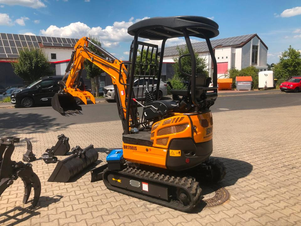 Міні-екскаватор Minibagger BK1700JS + Zubehör *INKL.19% MWST*BERGER KRAUS*KUBOTA*JOYST*SOFORT!: фото 11