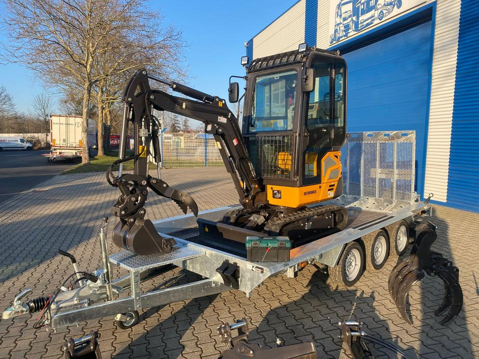 Minibagger BK2000NKSR + Tieflader + Zubehör *INKL.19% MWST*BERGER KRAUS*KUBOTA* KLIMA*SCHWENKARM*VERSTELLFAHRWERK* - Міні-екскаватор: фото 4 Minibagger BK2000NKSR + Tieflader + Zubehör *INKL.19% MWST*BERGER KRAUS*KUBOTA* KLIMA*SCHWENKARM*VERSTELLFAHRWERK* - Міні-екскаватор: фото 4
