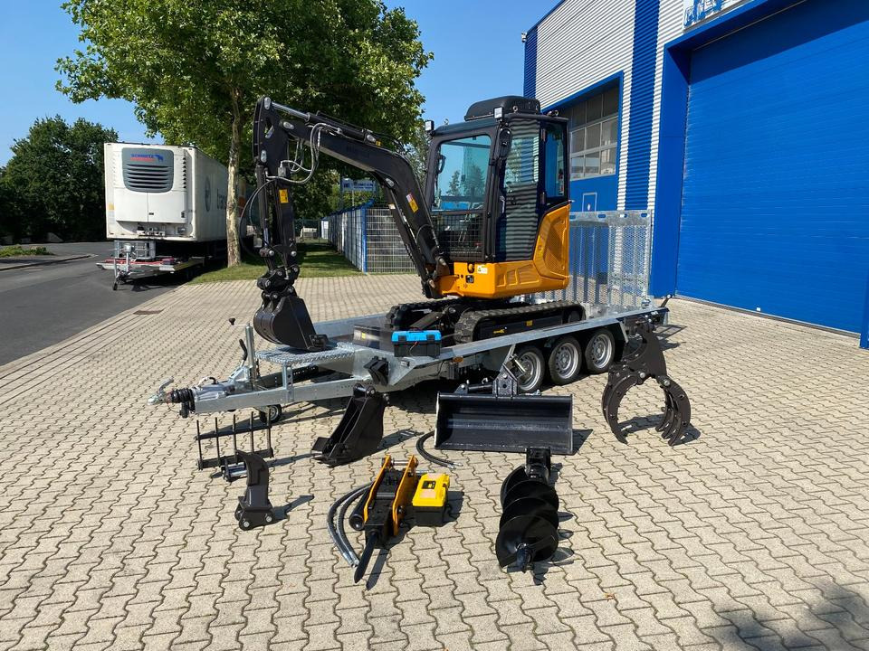 Minibagger BK2800ASR + Tieflader + Zubehör *INKL.19% MWST*BERGER KRAUS*KUBOTA*SCHWENKARM* VERSTELLFAHRWERK*KLIMA* - Міні-екскаватор: фото 2 Minibagger BK2800ASR + Tieflader + Zubehör *INKL.19% MWST*BERGER KRAUS*KUBOTA*SCHWENKARM* VERSTELLFAHRWERK*KLIMA* - Міні-екскаватор: фото 2