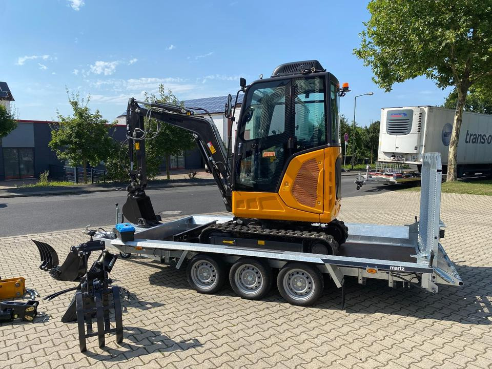 Minibagger BK2800ASR + Tieflader + Zubehör *INKL.19% MWST*BERGER KRAUS*KUBOTA*SCHWENKARM* VERSTELLFAHRWERK*KLIMA* - Міні-екскаватор: фото 4 Minibagger BK2800ASR + Tieflader + Zubehör *INKL.19% MWST*BERGER KRAUS*KUBOTA*SCHWENKARM* VERSTELLFAHRWERK*KLIMA* - Міні-екскаватор: фото 4