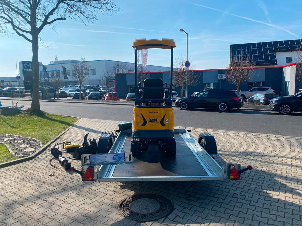 Minibagger BK950JS + Anhänger + Zubehör *INKL.19% MWST*BERGER KRAUS*JOYSTICK*SOFORT!* - Міні-екскаватор, Причіп: фото 4 Minibagger BK950JS + Anhänger + Zubehör *INKL.19% MWST*BERGER KRAUS*JOYSTICK*SOFORT!* - Міні-екскаватор, Причіп: фото 4
