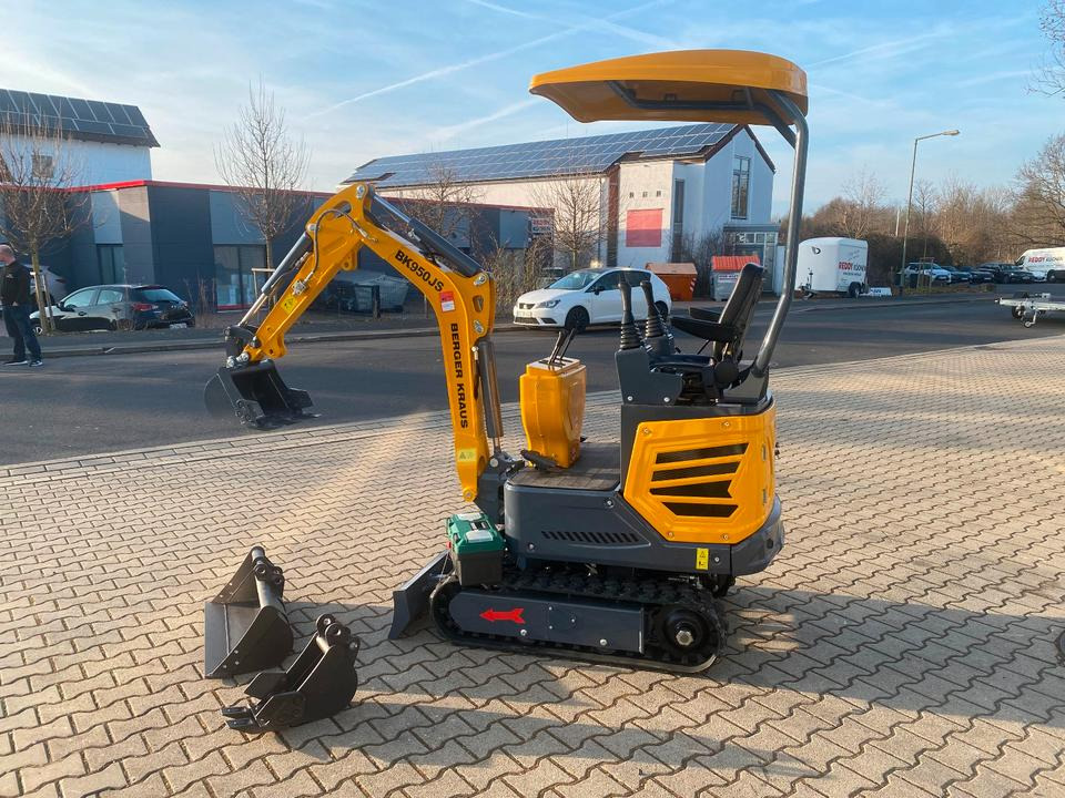 Minibagger BK950JS + Schaufelpaket *INKL.19% MWST*BERGER KRAUS*KABINE*SOFORT!* - Міні-екскаватор: фото 3 Minibagger BK950JS + Schaufelpaket *INKL.19% MWST*BERGER KRAUS*KABINE*SOFORT!* - Міні-екскаватор: фото 3