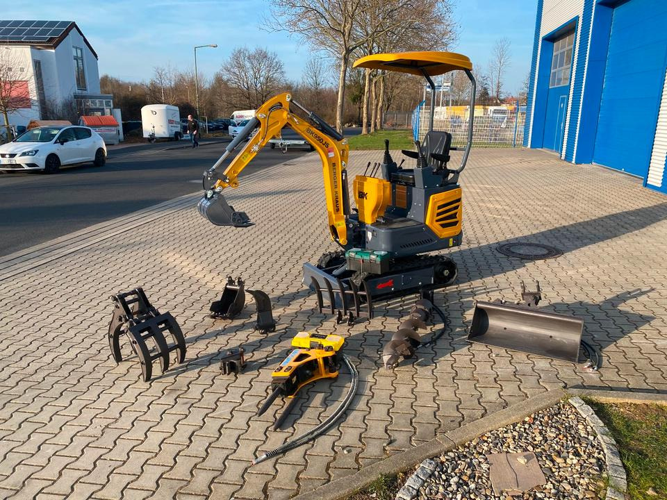 Minibagger BK950JS + Zubehör *INKL.19% MWST*BERGER KRAUS*JOYSTICK*SOFORT!* - Міні-екскаватор: фото 2 Minibagger BK950JS + Zubehör *INKL.19% MWST*BERGER KRAUS*JOYSTICK*SOFORT!* - Міні-екскаватор: фото 2