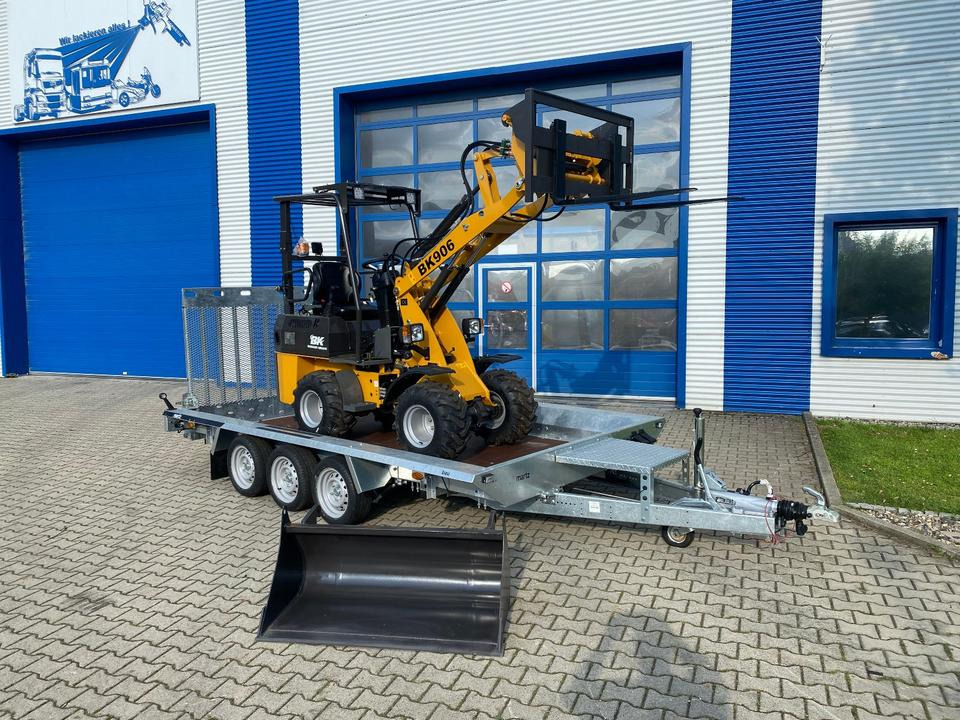Radlader/Hoflader BK906 inkl. Tieflader und Gabel/Schaufelpaket *INKL.19% MWST*BERGER KRAUS*PERKINS*SOFORT!* - Компактний фронтальний навантажувач, Причіп: фото 3 Radlader/Hoflader BK906 inkl. Tieflader und Gabel/Schaufelpaket *INKL.19% MWST*BERGER KRAUS*PERKINS*SOFORT!* - Компактний фронтальний навантажувач, Причіп: фото 3