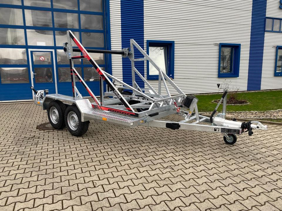 Vermietung / Kabelanhänger 3500KG / Nutzlast 2766KG / Kabeltrommel-Anhänger / Glasfaser/ 1 Monat - Причіп для перевезення кабелю: фото 2 Vermietung / Kabelanhänger 3500KG / Nutzlast 2766KG / Kabeltrommel-Anhänger / Glasfaser/ 1 Monat - Причіп для перевезення кабелю: фото 2