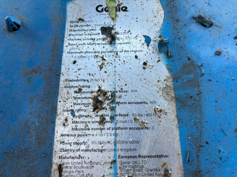 Genie GS 4047 - Ножичний підйомник: фото 5 Genie GS 4047 - Ножичний підйомник: фото 5