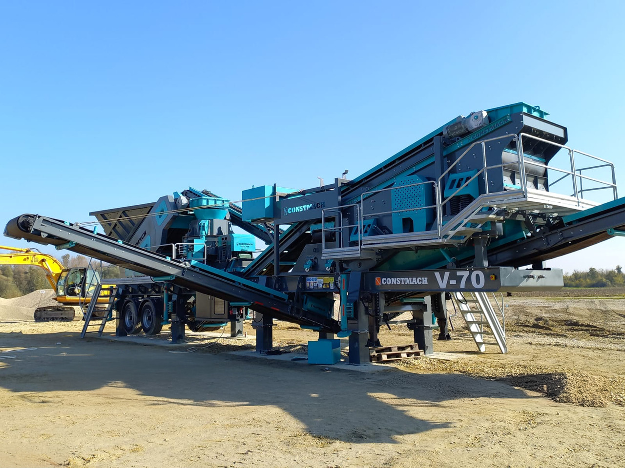 Constmach 100-150 Ton Capacity Mobile Vertical Shaft Impact Crusher - Мобільна дробарка: фото 4 Constmach 100-150 Ton Capacity Mobile Vertical Shaft Impact Crusher - Мобільна дробарка: фото 4