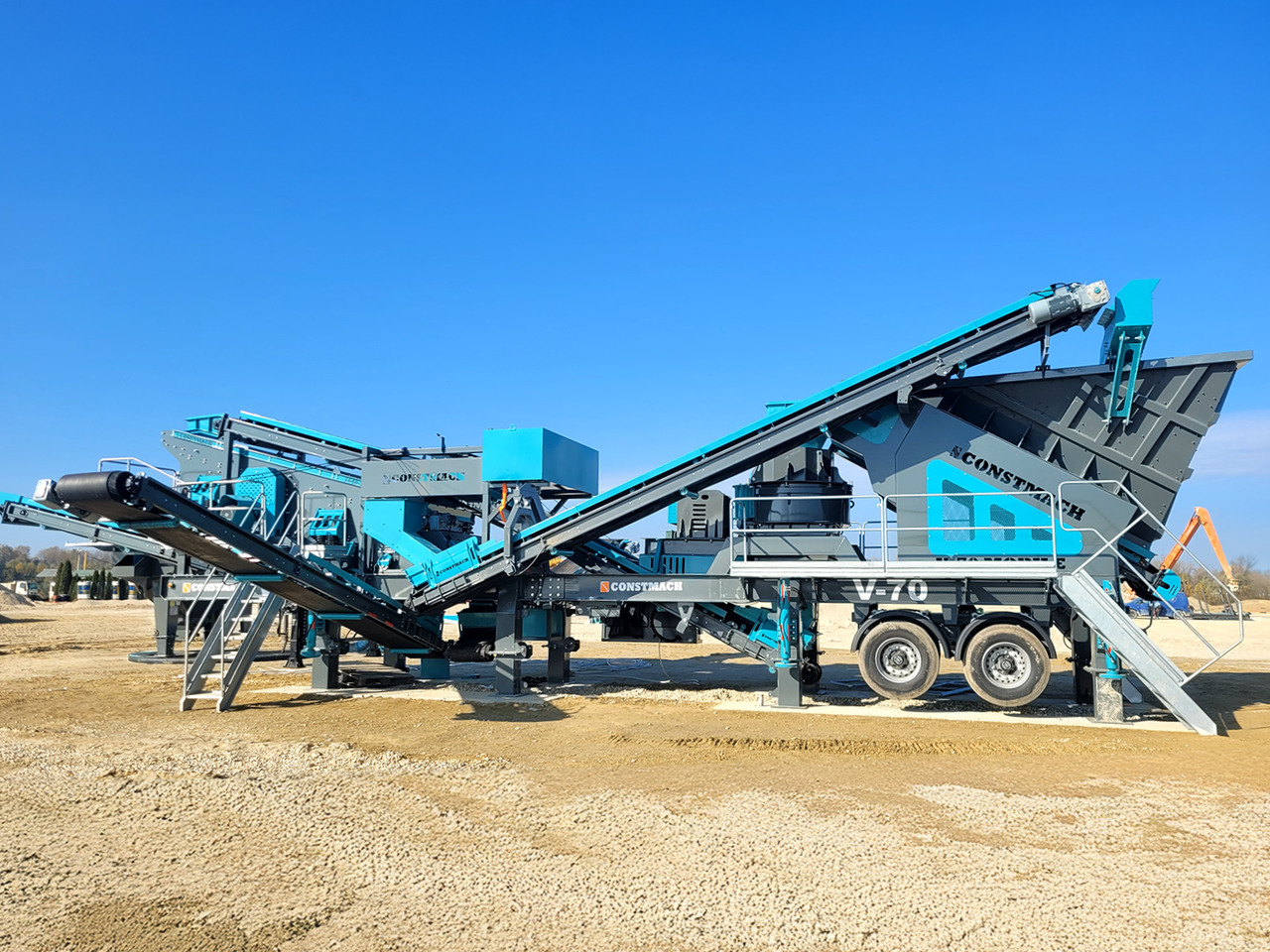 Constmach 200 T/H Capacity Vertical Shaft Mobile Crusher - Мобільна дробарка: фото 2 Constmach 200 T/H Capacity Vertical Shaft Mobile Crusher - Мобільна дробарка: фото 2