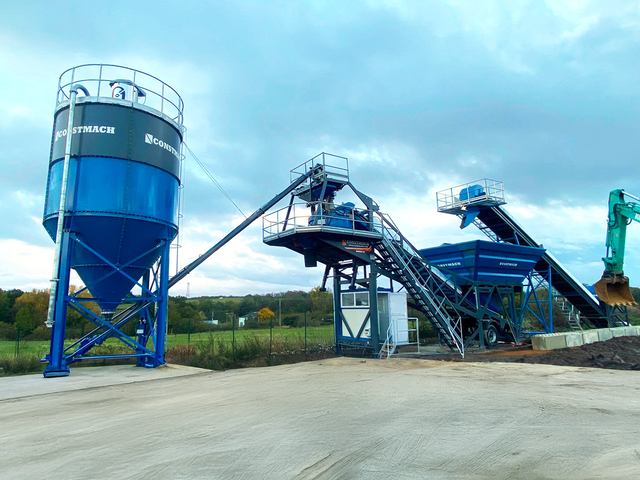 Constmach 30 m³/h Mobile Concrete Batching Plant - Бетонний завод: фото 1 Constmach 30 m³/h Mobile Concrete Batching Plant - Бетонний завод: фото 1