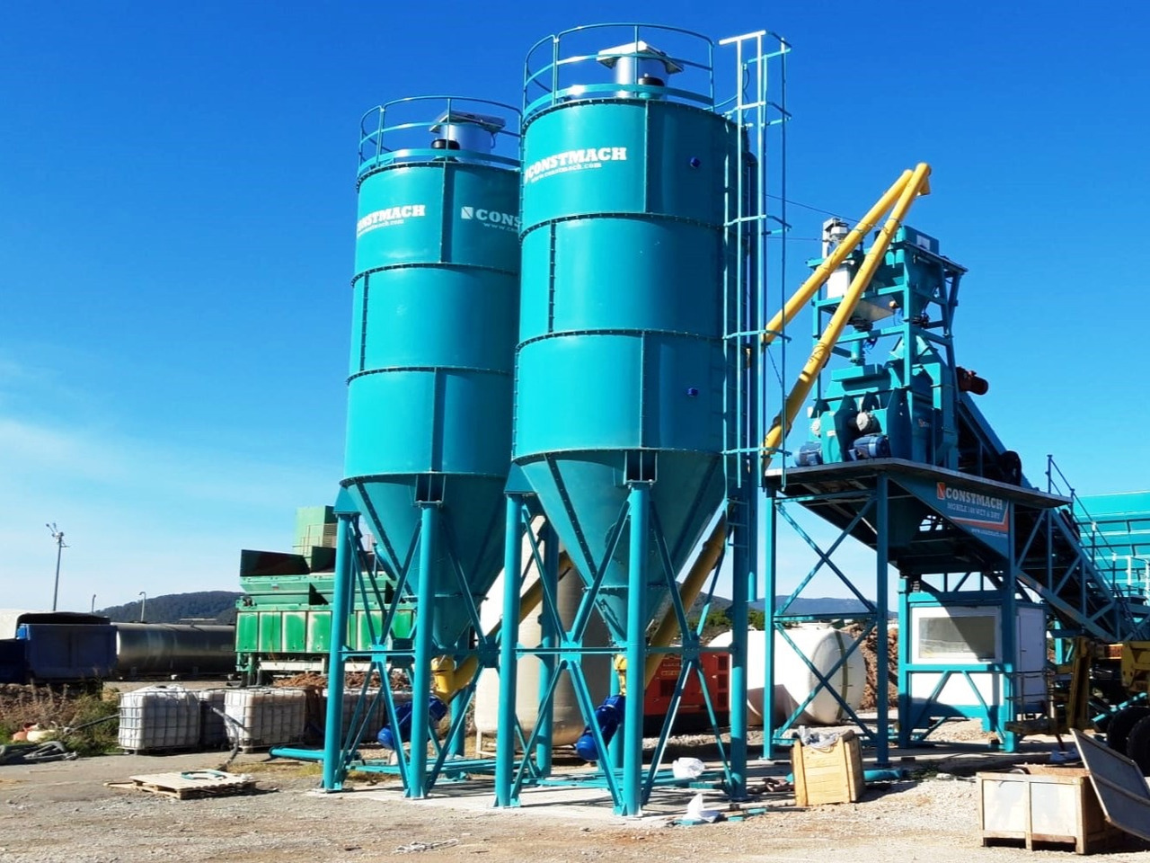 Constmach 50 Ton Capacity Cement Silo - Силос для цементу: фото 1 Constmach 50 Ton Capacity Cement Silo - Силос для цементу: фото 1
