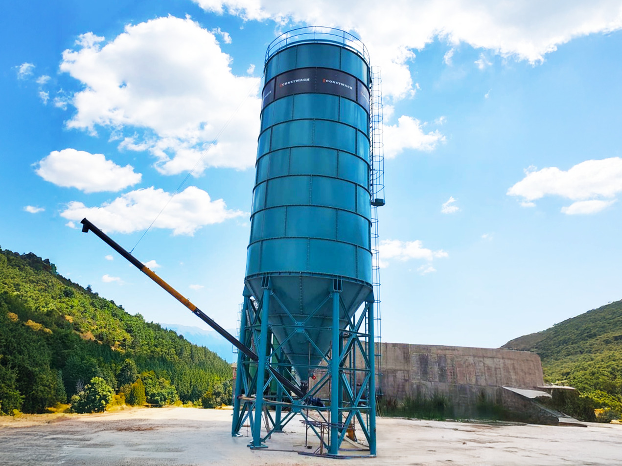 Constmach 500 Ton Capacity Cement Silo - Силос для цементу: фото 1 Constmach 500 Ton Capacity Cement Silo - Силос для цементу: фото 1