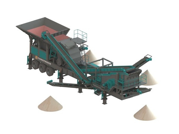 Constmach Mobile Kalkstein Brech- und Siebanlage mit einer Kapazität von 250-300 t/h - Мобільна дробарка: фото 1 Constmach Mobile Kalkstein Brech- und Siebanlage mit einer Kapazität von 250-300 t/h - Мобільна дробарка: фото 1