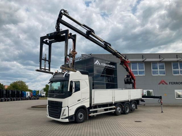 Volvo FH460 8x2 TRIDEM VLA&NLA gelenkt*FASSI F215AS.24 - Бортова вантажівка/ Платформа, Вантажівка з маніпулятором: фото 1 Volvo FH460 8x2 TRIDEM VLA&NLA gelenkt*FASSI F215AS.24 - Бортова вантажівка/ Платформа, Вантажівка з маніпулятором: фото 1